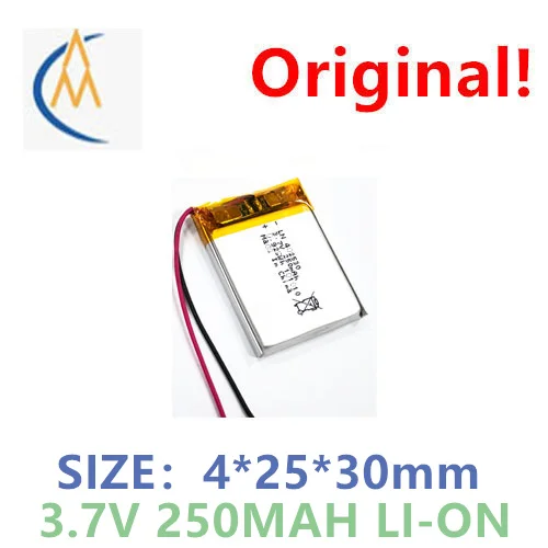 Polymer battery 352730 352530 3.7V 200MAH lithium battery factory high quality small speaker Battery Toy navigator