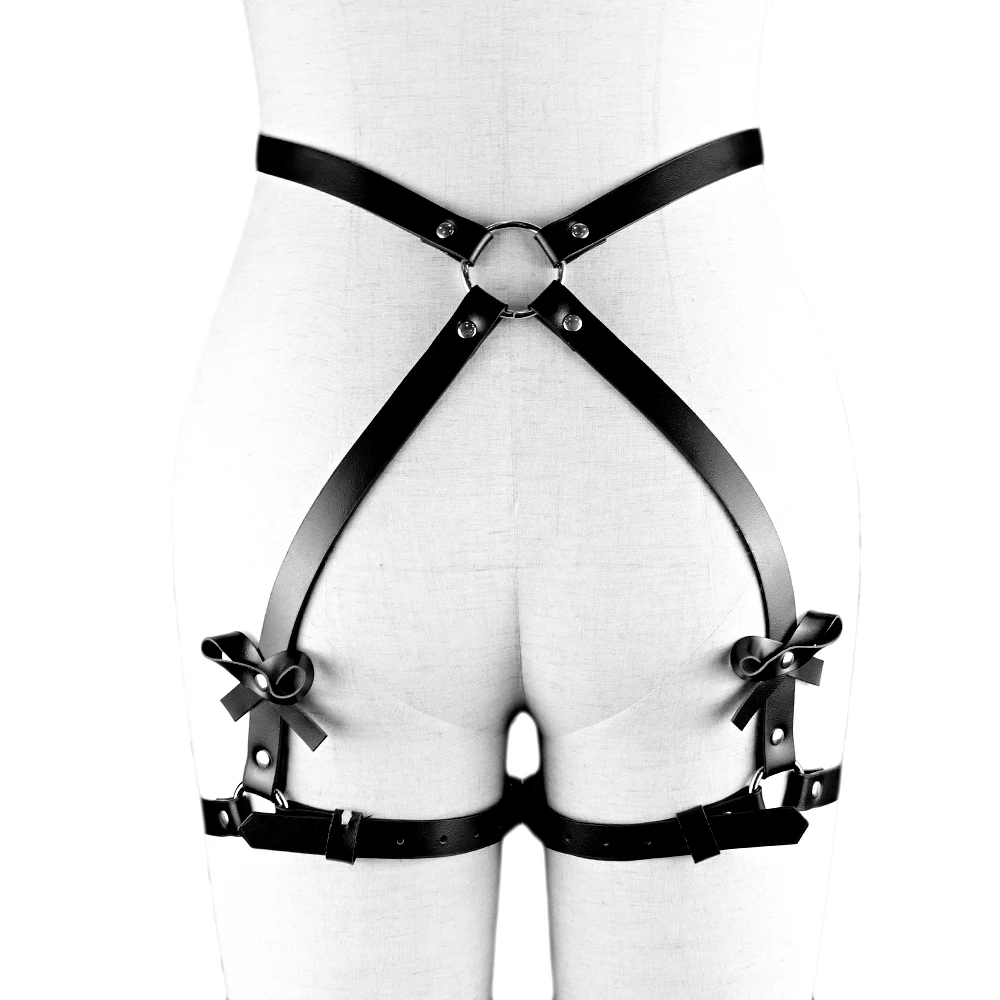 UYEE Sexy Woman Harness Leg Harness Goth Garter Belt Lingerie Body Sexy Waist Bondage Cage Suspender Thigh Lingerie Gothic Strap