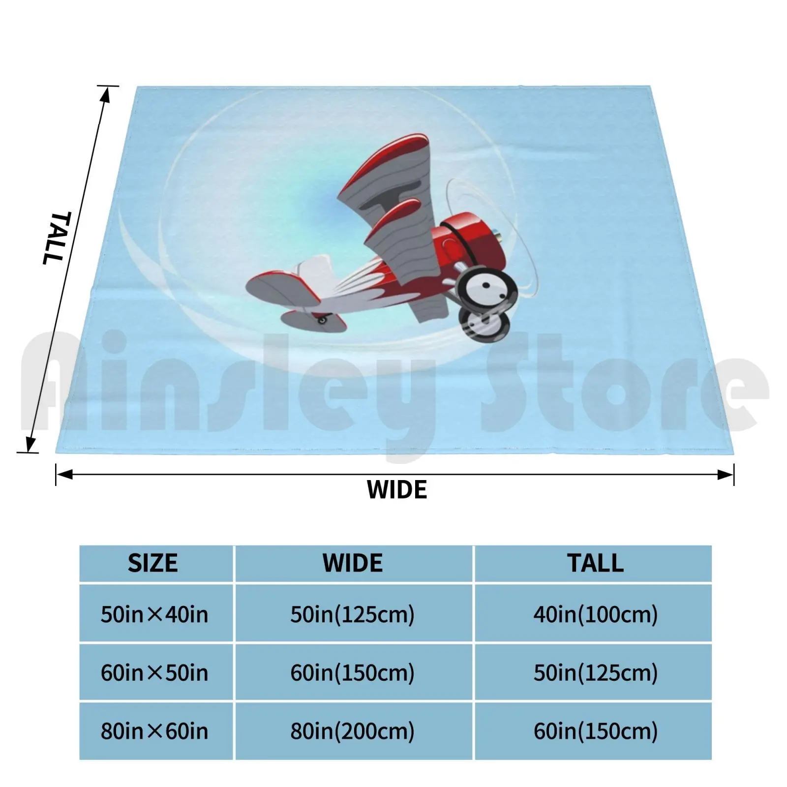 Cartoon Biplane Blanket Fashion Custom Show Transport Character Aerobatics Colorful Isolated Loop Clipart Vehicle