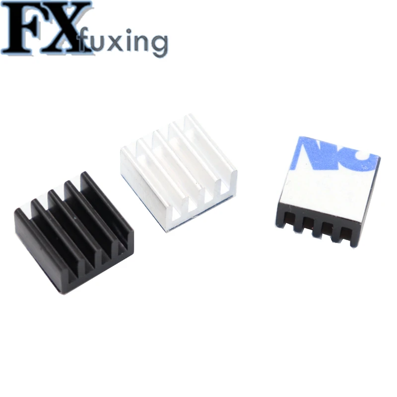 10PCS 9*9*5 8.8*8.8*5 mm Computer Cooler Radiator Aluminum Heatsink Heat sink for Electronic Chip Heat Cooling Pads With 3M Glue