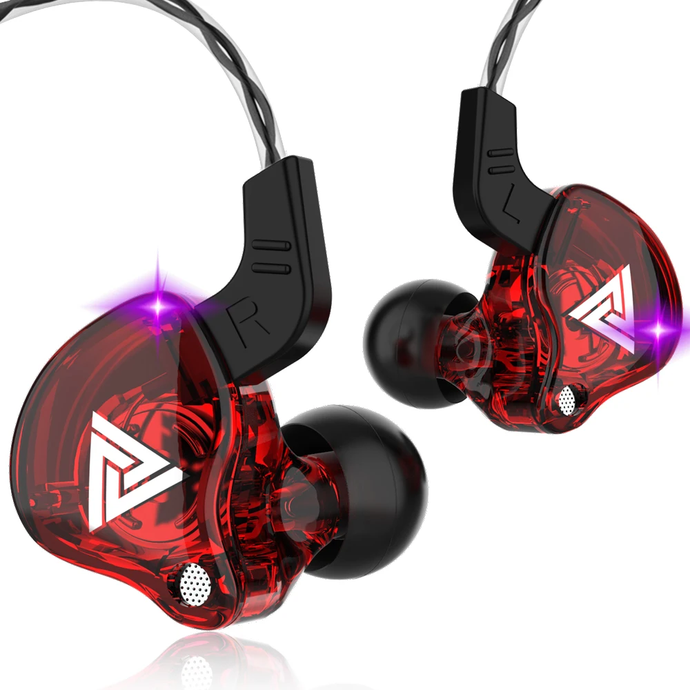 オリジナル QKZ AK6 銅ドライバー HiFi 有線イヤホンレーススポーツ
