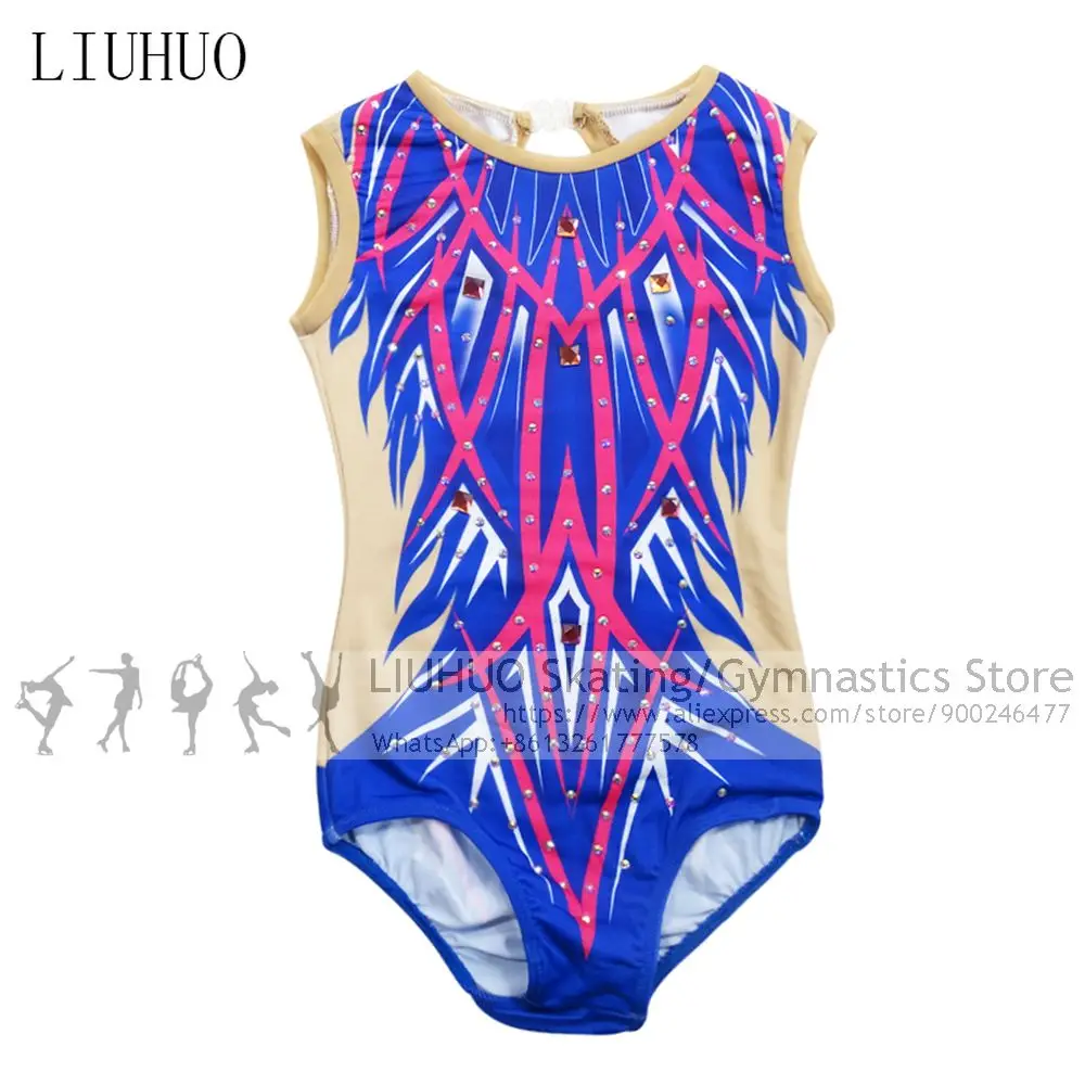 Gymnastics Leotards Girls Teens Competitions  Kids Ice Skating Dress Rhythmic Leotard Artistic Christmas Gifts Multicolor