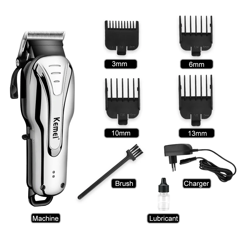 Salon Hair Clipper Kemei Professional Cutter Mens Adjustable Trimmer Kemel Cliper Haircut Keimei Shaving Head Machine for Barber