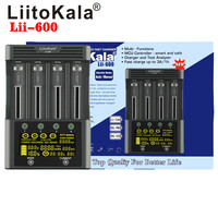 LiitoKala Lii-600 Lii-PD4 Lii-PD2 Lii-500 Lii-S8 LCD Battery Charger  For 21700 18650 18350 26650 22650 14500 NiMH 