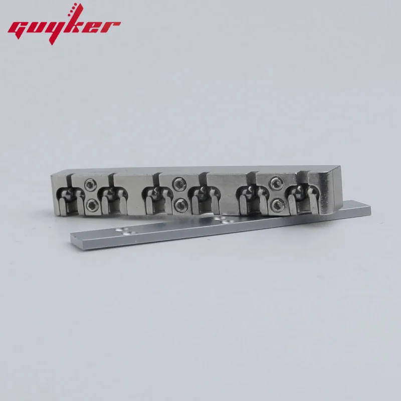 GUYKER Stainless Steel Ball Split Regulation Adjustable Nut Replacement Parts For LP Guitar