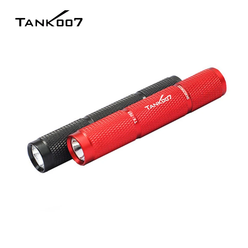 TANK007 TK703 Outdoor Mini Pocket EDC Flashlight LED Light Torchlight AAA Battery Portable Finger Size Outdoor Waterproof