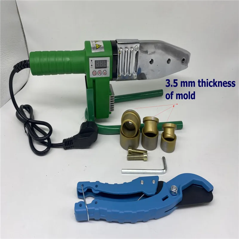 digital temperature display controled PPR welding machine, plastic welder 20-32mm for weld plastic pipes