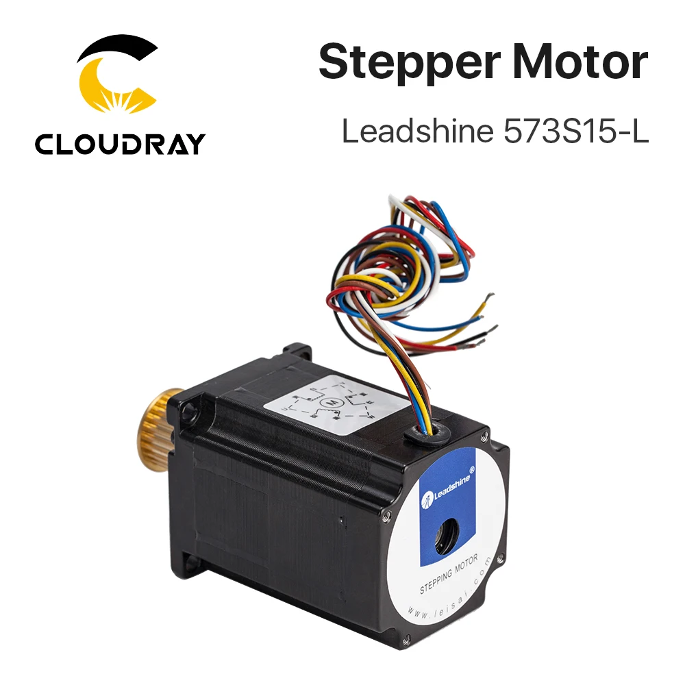 Cloudray Leadshine 3 phase Stepper Motor 573S15 573S15-L for NEMA23 5.8A length 76mm Shaft 8mm