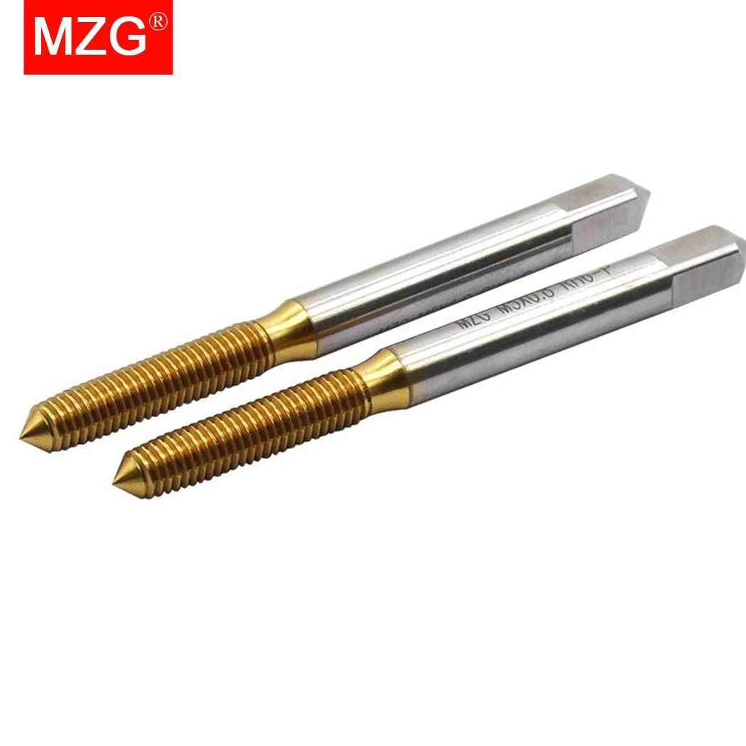 Imagem -02 - Mzg-torneira Espiral Reta da Flauta Cnc Extrusão de Jis Rosca Hss Torneiras do Parafuso da Máquina Parafuso Sulco Através do Furo Cego m2 m4 m8 M16 M10 M12 1pc