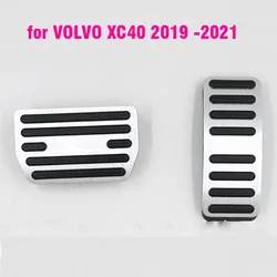 Safety Comfort Stainless SteelFuel Brake Footrest Pedal AT For Volvo  XC40  2019-2021