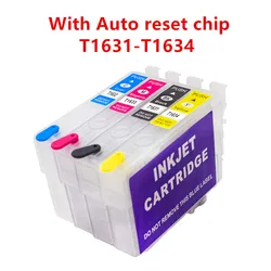 Refill empty 16 XL T1631 T 1631 Refillable ink cartridge For EPSON Workforce wf 2750 2760 2010W 2510WF 2520NF 2530WF 2540WF 2660