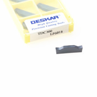 10PCS DESKAR TDC200 TDC300 TDC400 LF6018 2.0mm 3mm 4mm Carbide Inserts Grooving Blade Parting off CNC Lathe Slot Cutter Tool