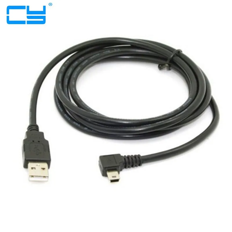 

Mini USB B Type 5pin Male Left right Angled 90 Degree to USB 2.0 Male Data Cable 0.5m 1.8m 5.0m