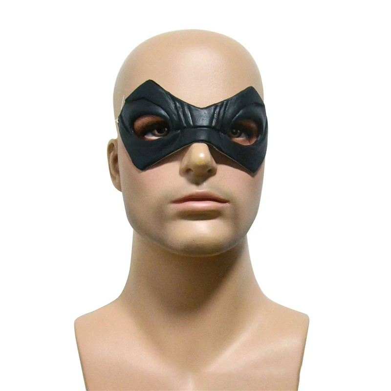 The Umbrella Academy Cosplay Eye Masks Black Emulsion Eye Patch Hero Mask Costumes Props For Men Women Halloween Carnival Party