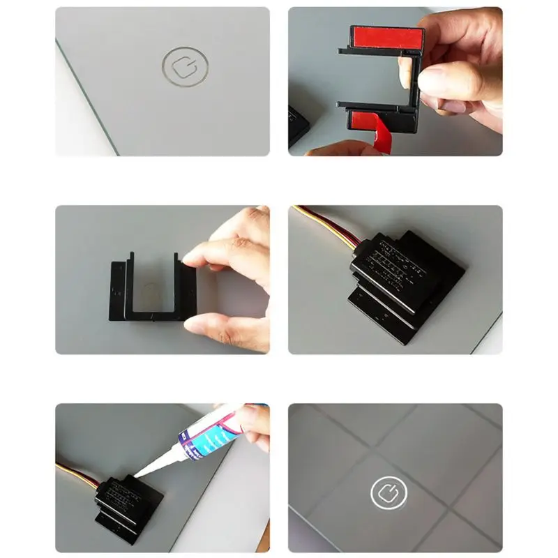 Mirror Lamp for Touch Sensor 300W LED Control Module Isolated for Touch Switch for Bathroom Mirror Adjustable Br