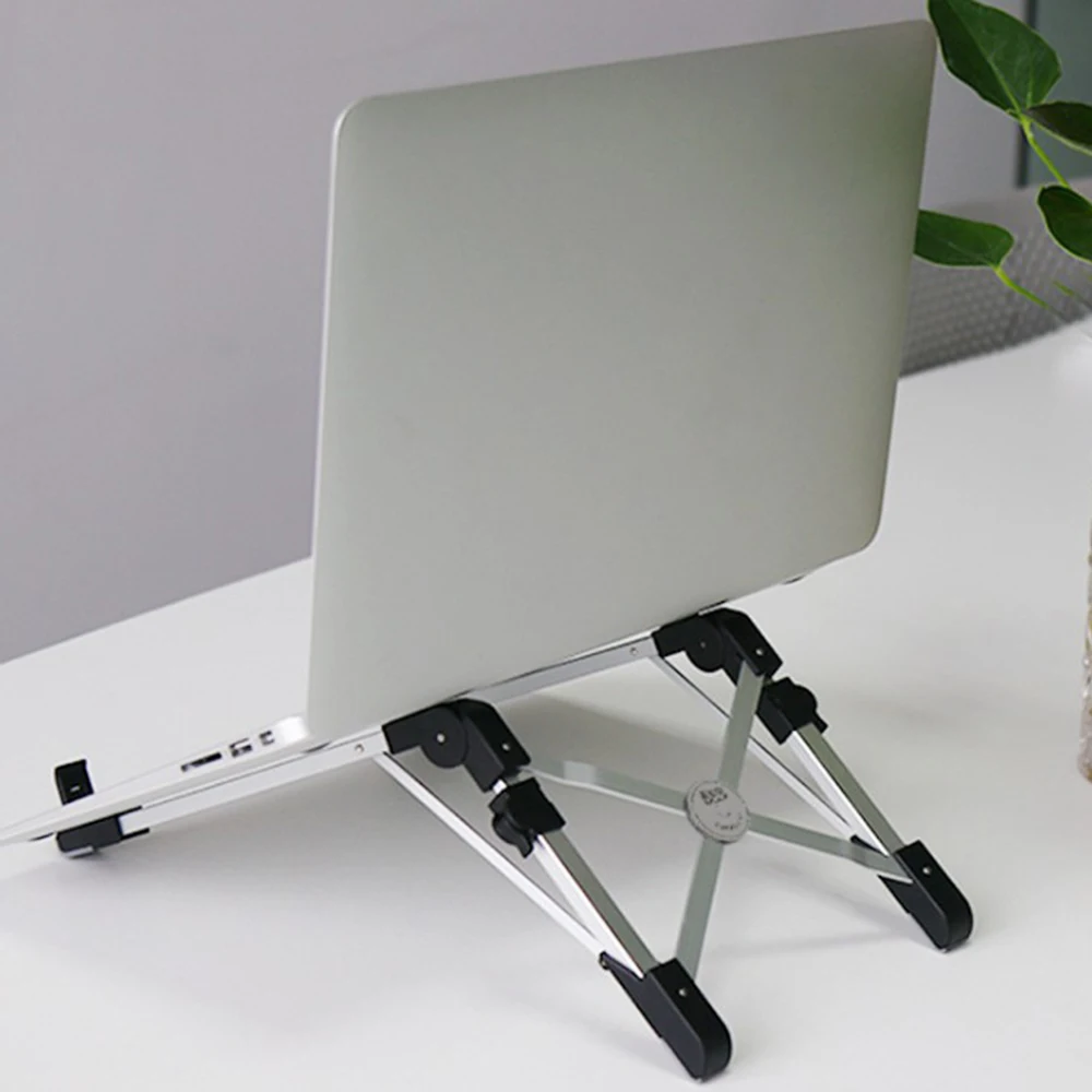 

Laptop Stand For Macbook Pro Air Foldable Portable Laptop Holder Ergonomic Adjustable Notebook Support Aluminum Alloy Bracket