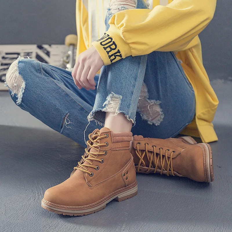 Women Boots Ankle Boots Autumn Winter Shoes Woman High Quality Motorcycle Short Boot Ladies Booties Botas Mujer WSH4221