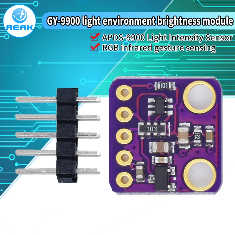 GY-APDS9900-LLC Digital environment module brightness ranging from the proximity sensor RGB sensor APDS-9900