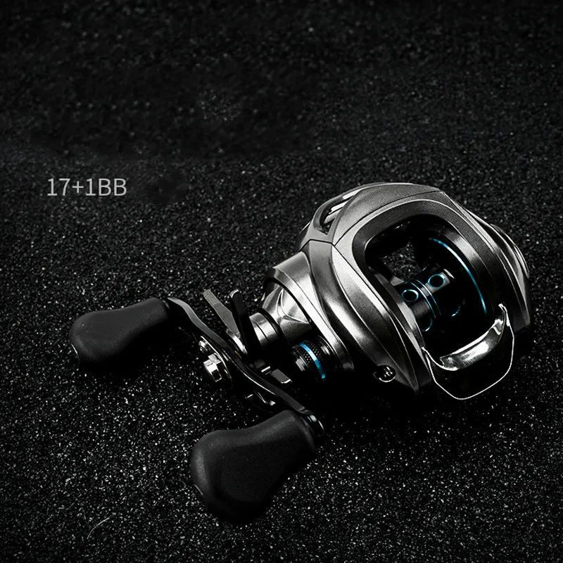 17 +1 Bearings Left / Right Hand Wheels Baitcasting Fishing Reel 7.1:1 High Speedcarretilha De Pesca with Magnetic Brake System