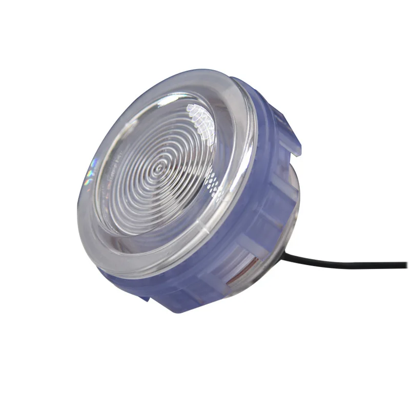 

New 3w LED Plastic Film Pool Lamp RGB Seven Color Landscape Lamp IP65 Bathtub Lamp Swimming Pool Lamp Diameter 68mm