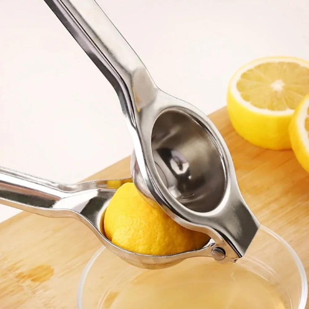 Stainless Steel Lemon Fruits Squeezer Orange Hand Manual Juicer Kitchen Tools Lemon Juicer Orange Queezer Juice Fruit Pressing