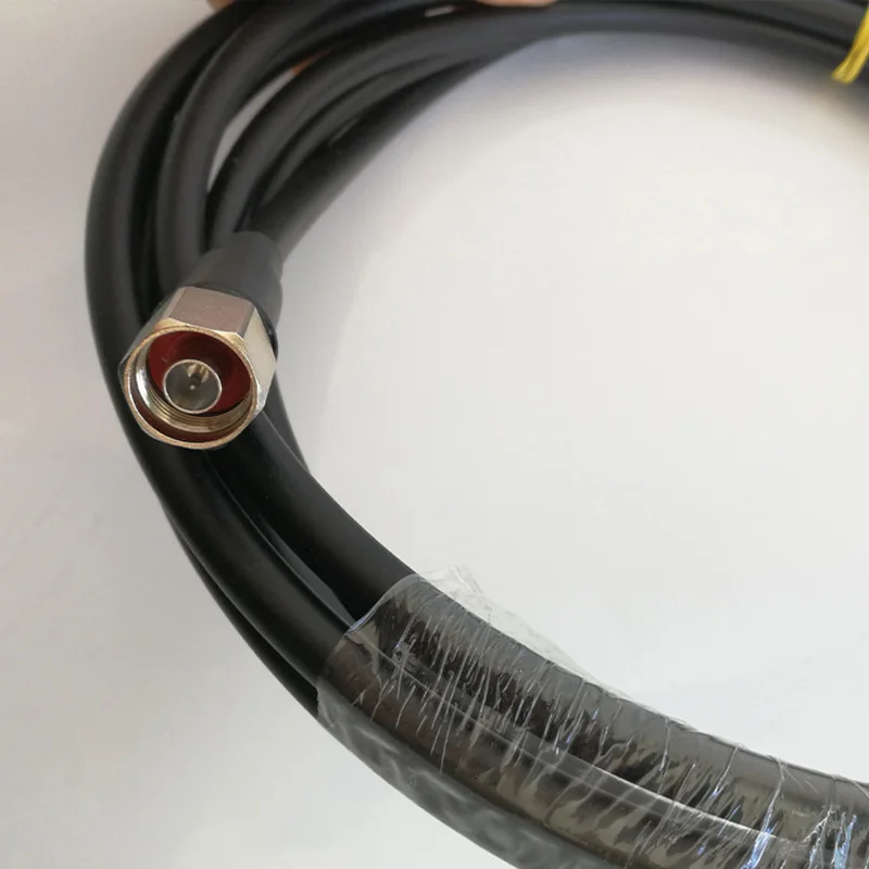 10 meter 50-7 kabel RF koaxial N stecker auf stecker verlängerung kabel adapter LMR400 kabel KSR LMR400 military qualität 2 teile/los