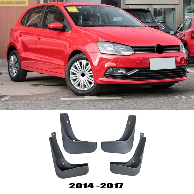 2014-2020 Mudflaps Splash Guards Mud Flap Mudguards Fender Front Rear Molded Car Accessories for Volkswagen POLO GTI 6c Mk6 MK7