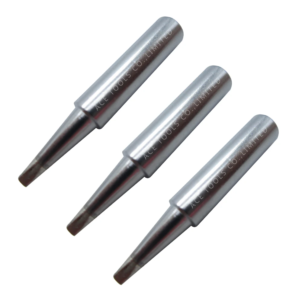 Punta de soldadura T18-D2, cincel de 2,0mm, 0.078 ", ajuste HAKKO FX-888, FX-888D, FX-8801, puntas de hierro sin plomo, mango de boquilla, Lápiz de soldadura