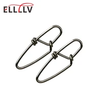 100 Uds. De acero inoxidable para pesca en agua salada, nuevo tipo de Pin potente, seguro de diamante, aparejos de pesca a presión, accesorios de conector