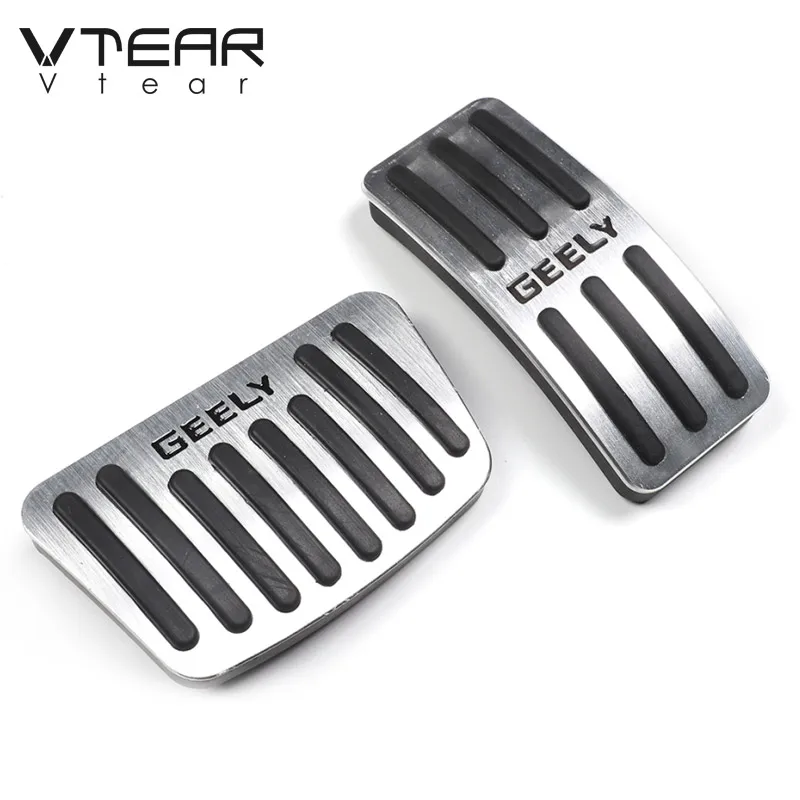 Vtear Accelerator Brake Pedal Cover Interior Accessories Foot Rest Pad Car Styling Parts For Geely Tugella Xingyue FY11 2023