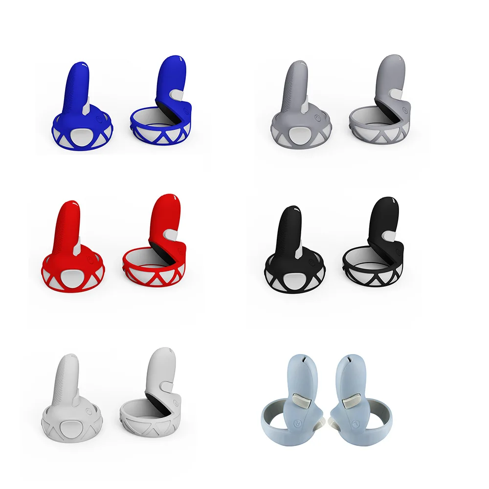 Защитный чехол для Oculus Quest 2 VR, аксессуары для контроллера Vr, чехол с ручкой, силиконовый чехол с полной защитой