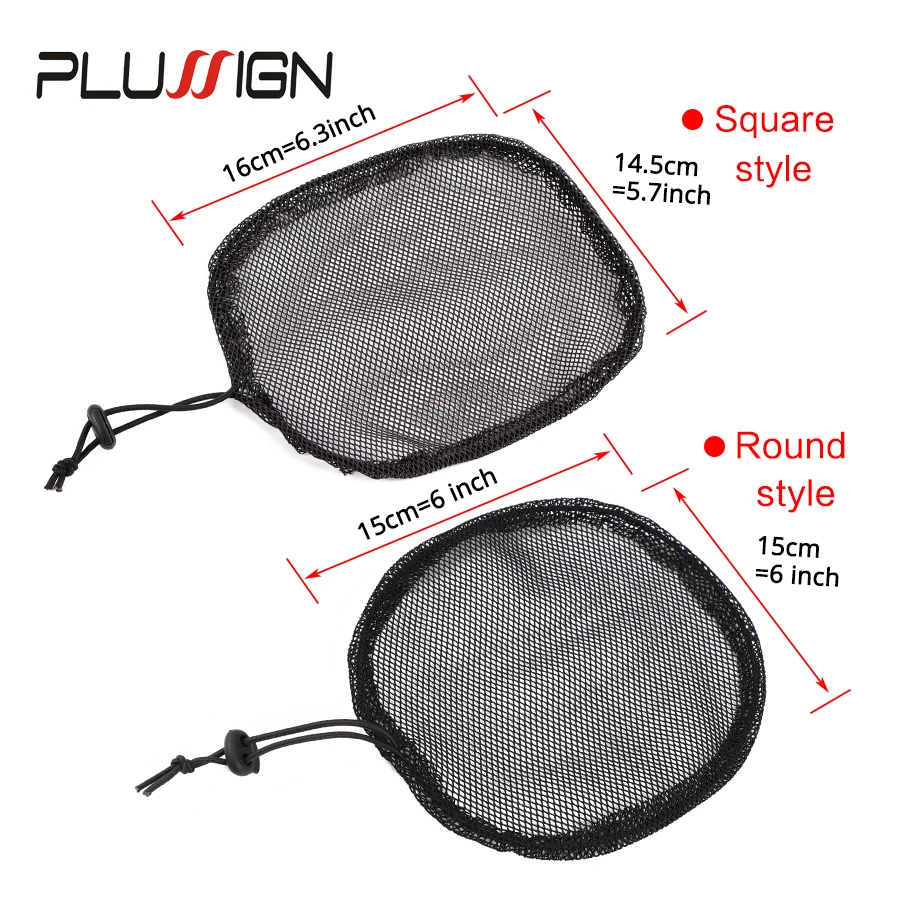 5Pcs 10Pcs 15Pcs Wholesale Making Ponytail With Adjustable Strap Hair Bun Net Weaving Cap Hairnets Ponytail Net