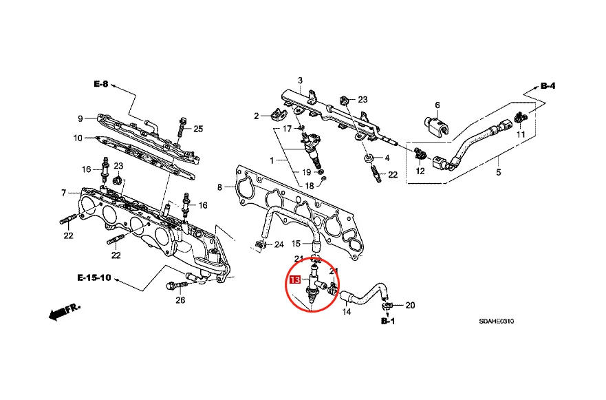 Original quality 36281-raa-a01 36281-rta-003 intake manifold valve air assist device, suitable for jarvik CRV 2.0 2.4l 06-11