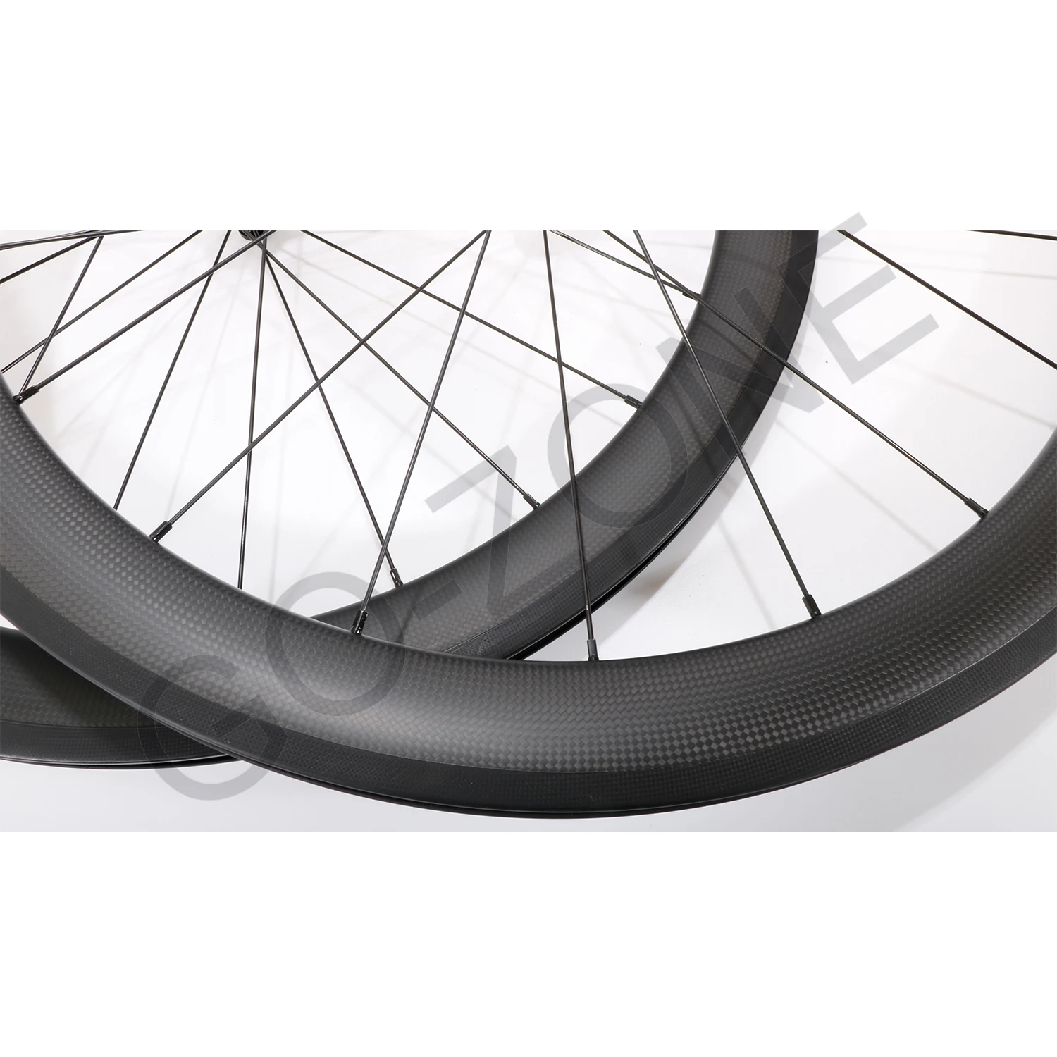 Carbon 700c Rim Brake Wheelset Clincher Tubeless Tubular Straight Pull Powerway R36 Carbon Road Rim Brake Wheels