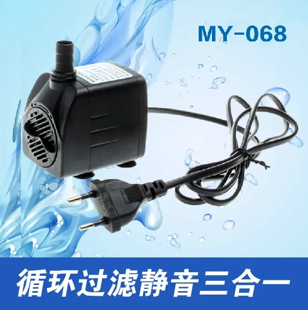 

MY-068 fish tank mini cycle pumping submersible pump craft lanterns rockery water Feng Shui ornaments 15W