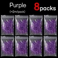 8 bolsas moradas
