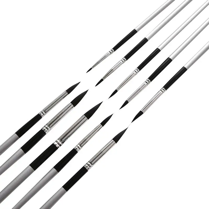 10pcs Artist Paint Brushes Set for Acrylic Oil Watercolor Gouache Paint Art Face and Body Professional Miniatures Painting Kit