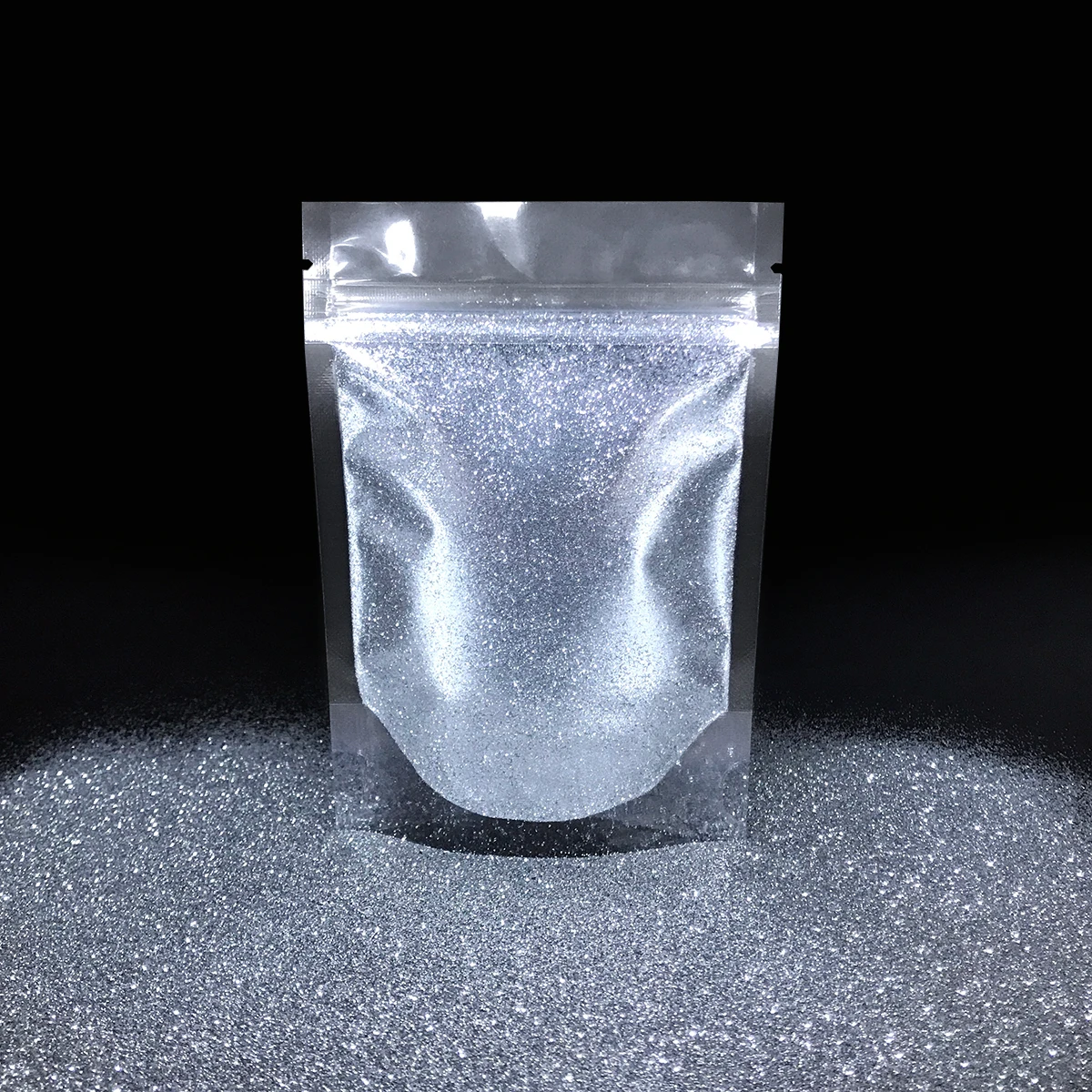 

Bag packing extra fine glitter non-toxic holographic cosmetic glitter