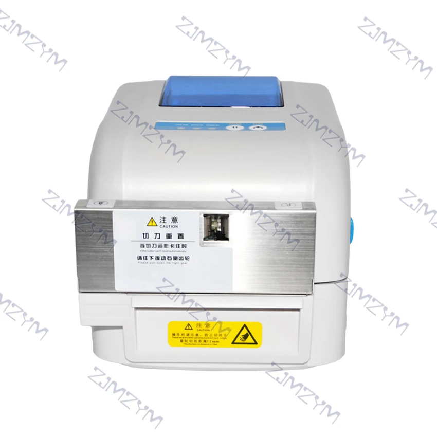 60W 104MM Thermal Transfer Printer 200dpi/300dpi Desktop Sticker Lable Printer Washing Mark Jewelry Label Auto Cutter Printer