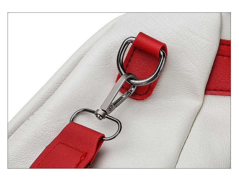 Multifunctional Backpack Women Leather Backpacks Female White School Bags For Teenage Girls Shoulder Bag Travel BackPack Mochila