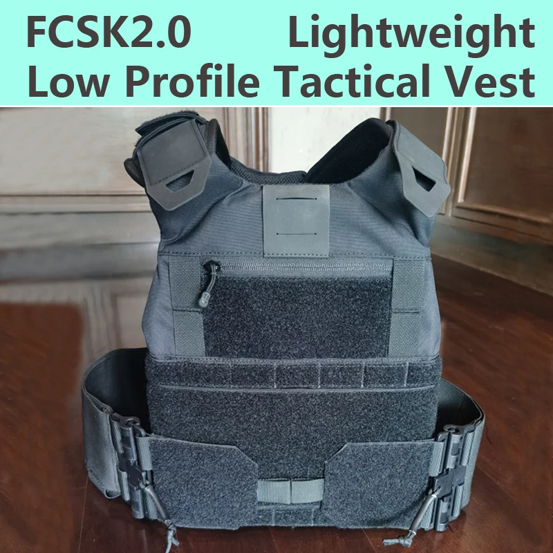 Lightweiht FCSK2.0 Tactical Vest Tactical Body Armor JPC Molle Plate Carrier Vest CS Game Paintball Airsoft Vest