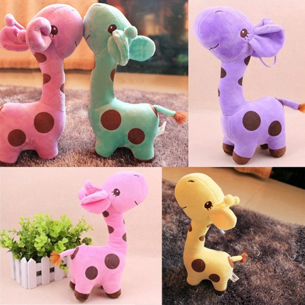 Baby Kids 12cm Cute Gift Plush Giraffe Stuffed Animal 5 colors Unisex Cute Gift for Kids Christmas Birthday Gifts