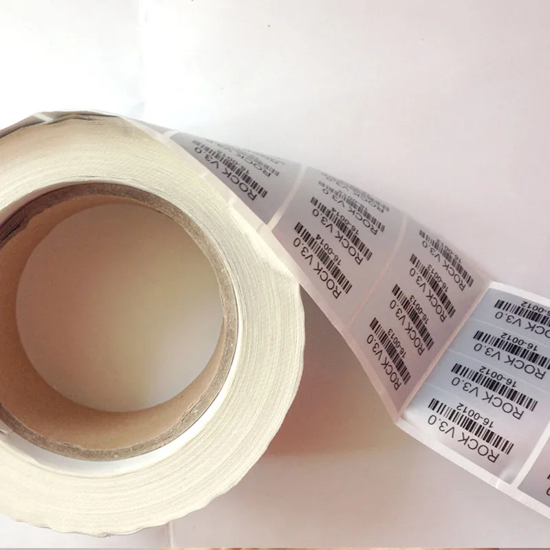 1000pcs 36x15mm Custom Printing Barcode Labels Serial Number QR Code Water Oil Proof Packaging Sealing Stickers