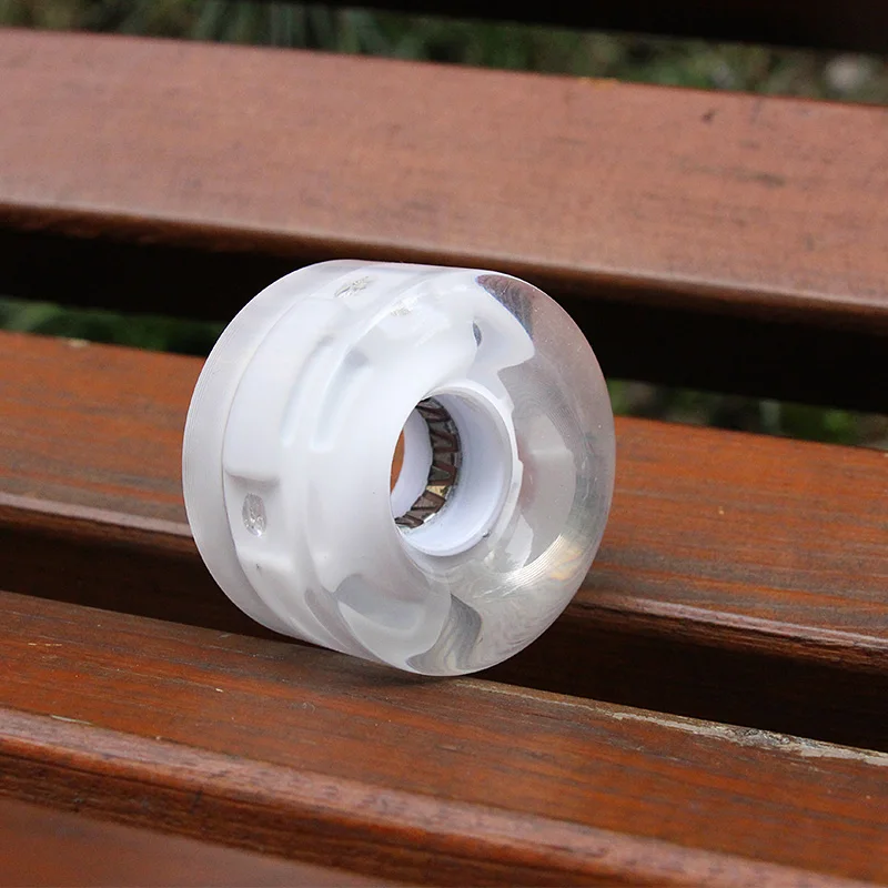 58*32Mm Roda Skateboard 88A PU Roda Flash Sikat Papan Ikan Roda Jalan Roda Skateboard Profesional