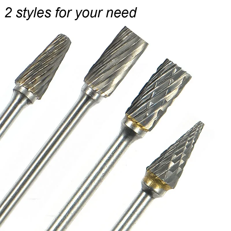 3*6mm Metalen Tekening Hardmetalen Frees Rotary Tool Burr CNC Graveren Schuurmiddelen Metaalbewerking Frezen Polijsten