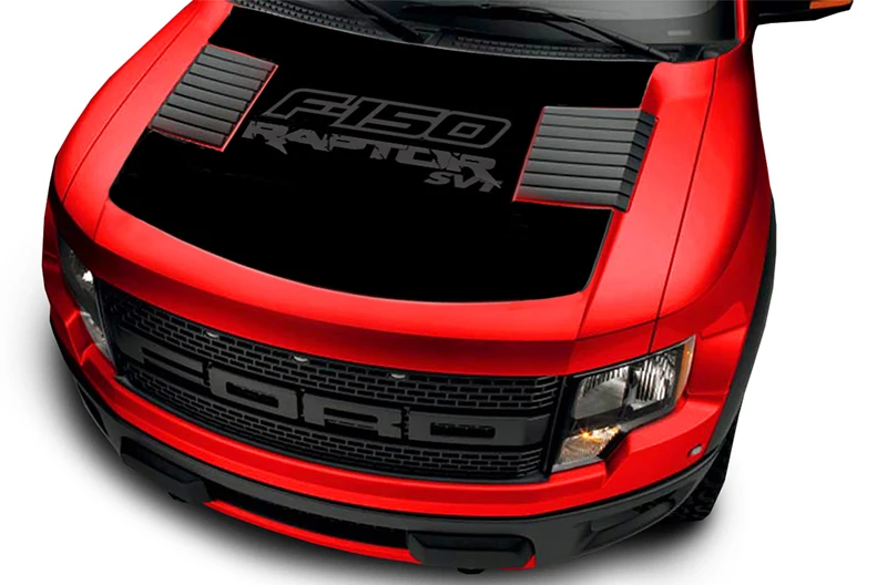 Sport Front Engine Hood Decal Vinyl Graphics for Ford F150 F-150 Raptor 2009 2010 2011 2012 2013 2014