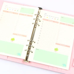 Zomer Leuke Serie Notebook Vulmiddel Papieren A5/A6 Kleur Inner Core Planner Binnenpagina Gift Briefpapier