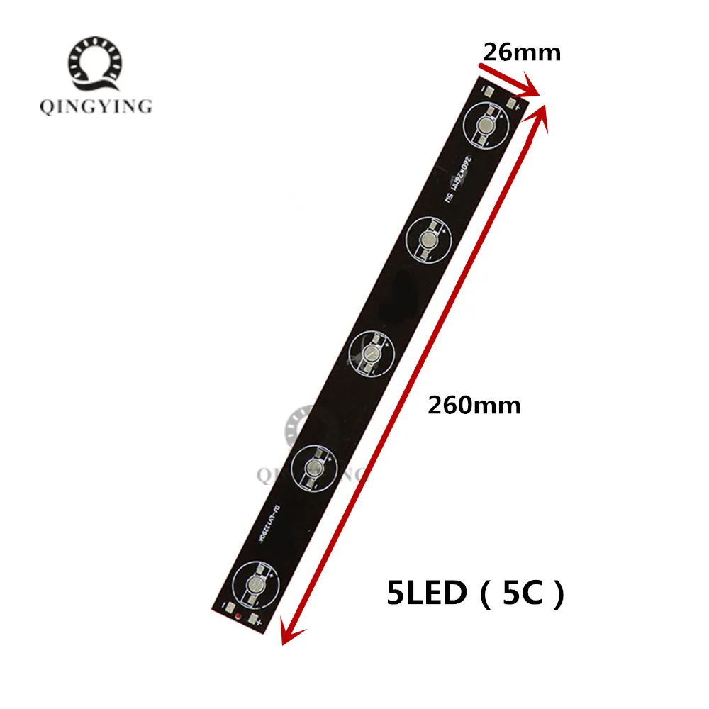 5W 7W 9W 12W Aluminium PCB Circuit Board for 5PCS 7PCS 9PCS 12PCS 1w,3w,5w LED in Series DIY