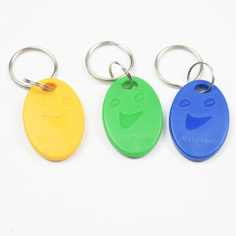 10pcs/lot RFID 13.56 Mhz NFC Tag Token Key Ring IC Tags NFC Phone