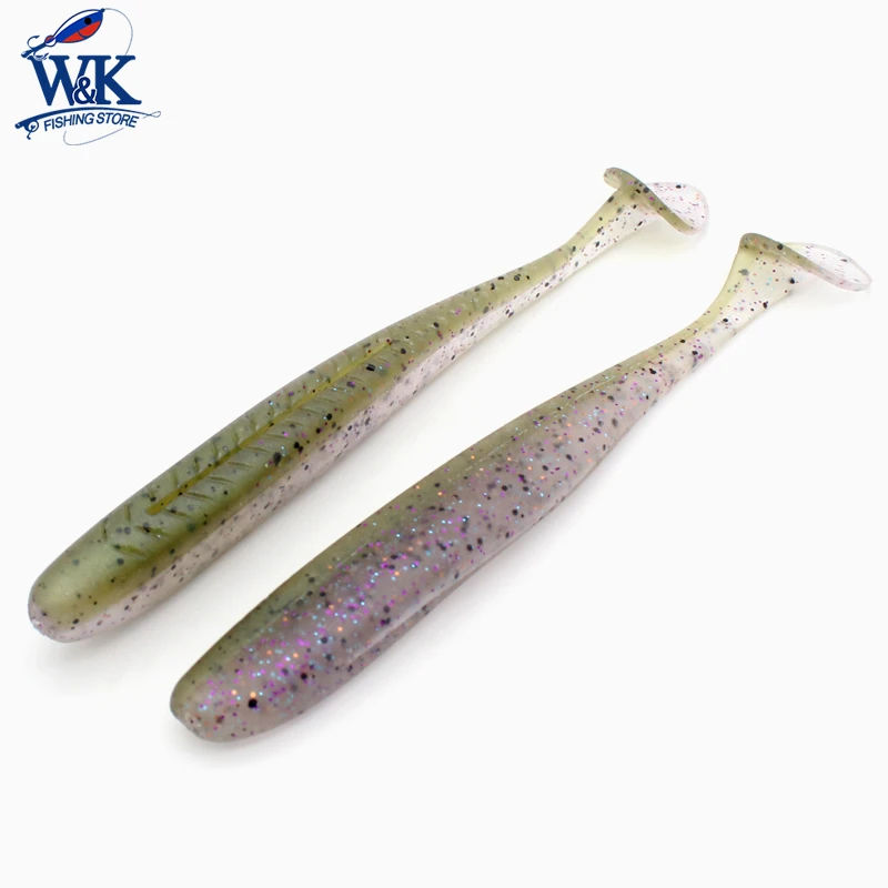 4.5 Inch Super Swimbait for Pike Bass Zander Fishing Shad at 5 PCS Texas RIG Soft Bait Colorfully Swing